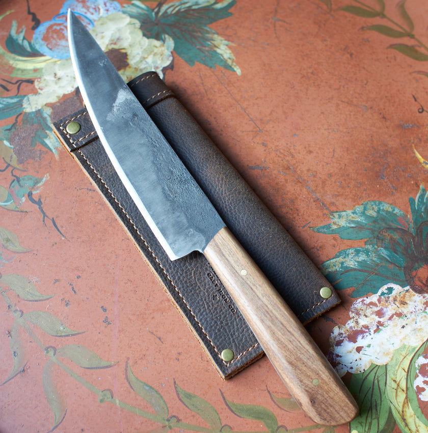 Cooks Knife with Texas Mesquite Handle