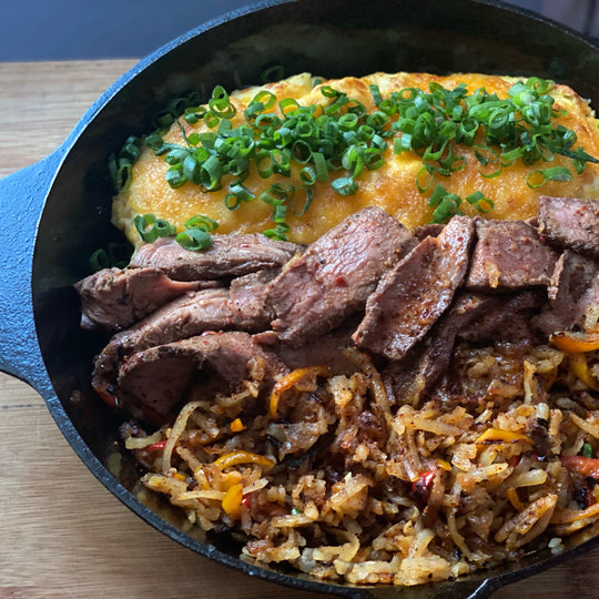 Steak and Egg Skillet Hash